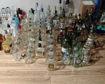 Bottle Inventory - Just a List of Bottles I have on hand to make lamps with - This Listing Is Not For Sale