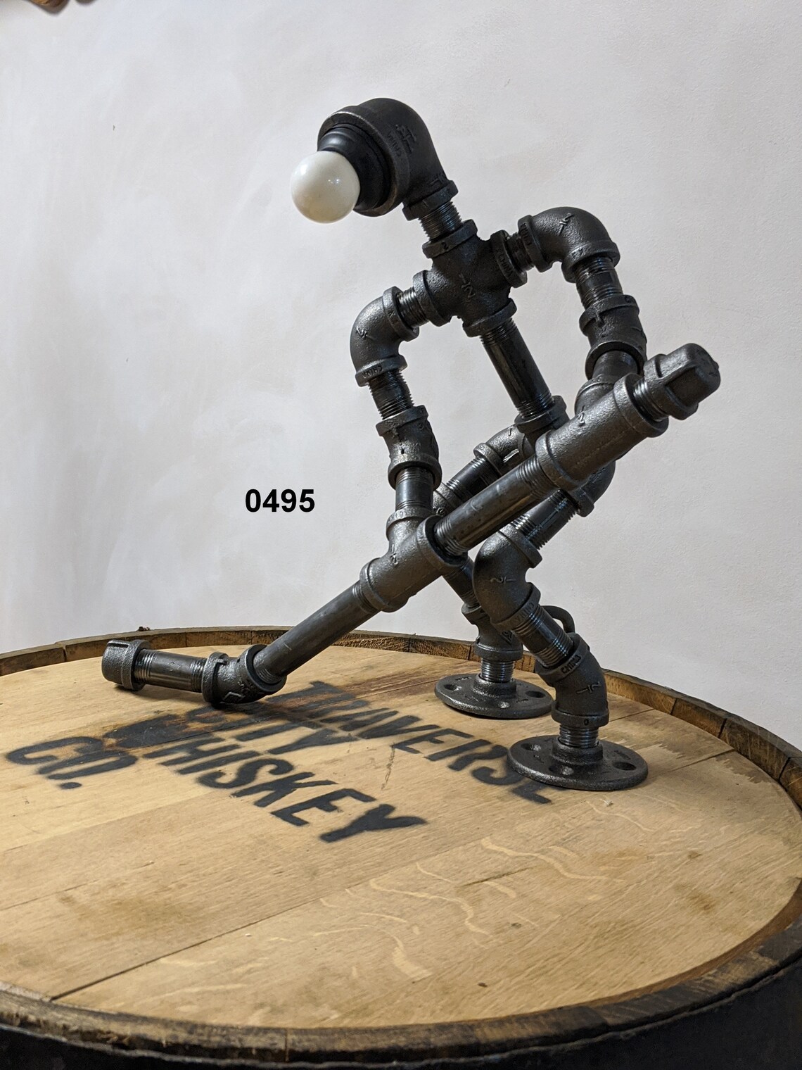 Industrial Pipe Lamp; Pipe Lamp; Pipeman; Robot Lamp; Desk Lamp; Table ...