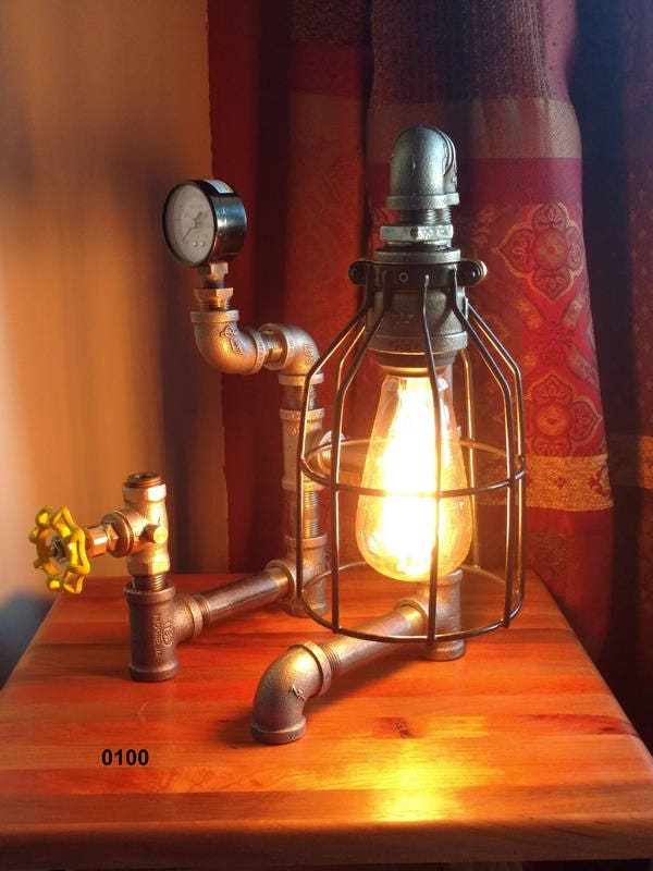 Galvanized clearance pipe lamp