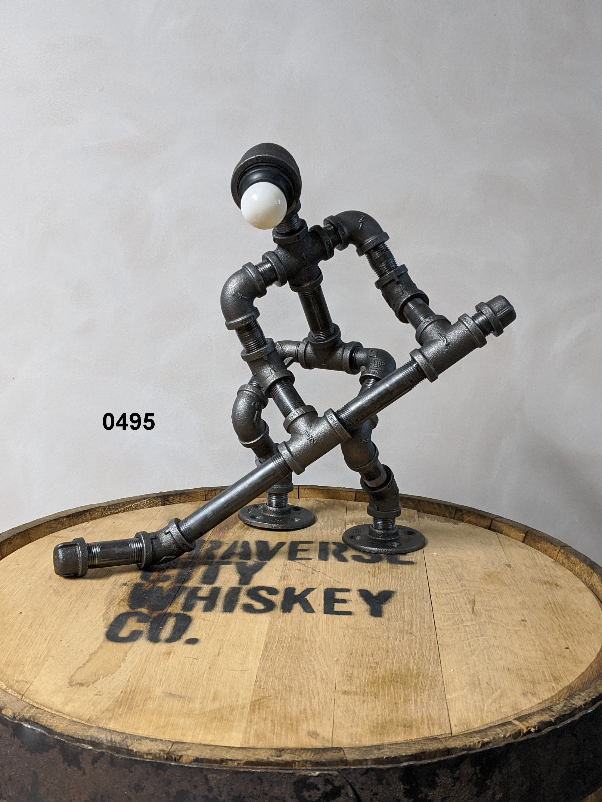 Industrial Pipe Lamp; Pipe Lamp; Pipeman; Robot Lamp; Desk Lamp; Table ...