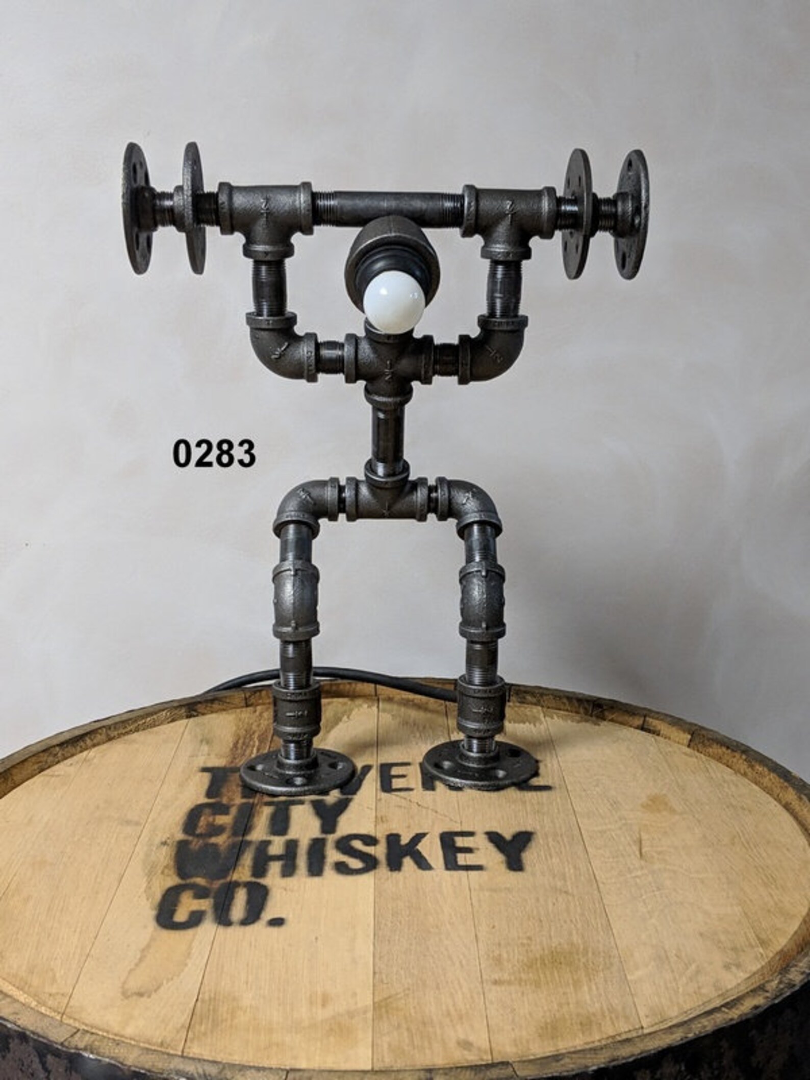 Industrial Pipe Lamp; Robot Lamp; Pipeman, Desk Lamp, Table Lamp; Pipe ...