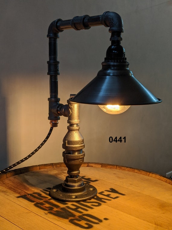 Industrial Pipe Lamp, Edison Lamp, Table Lamp, Desk Lamp, Accent Lamp,  Dimmable Lamp, Touch Lamp 