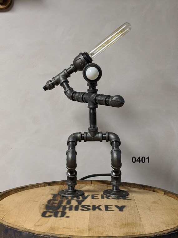 Black iron 2024 pipe lamps