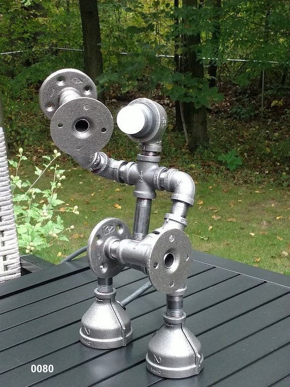 Diy robot pipe sale lamp