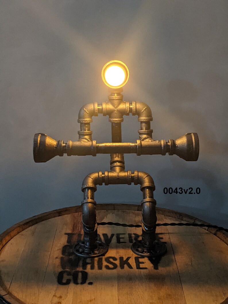 Industrial Pipe Lamp; Pipe Lamp; Pipeman; Robot Lamp; Desk Lamp; Table ...