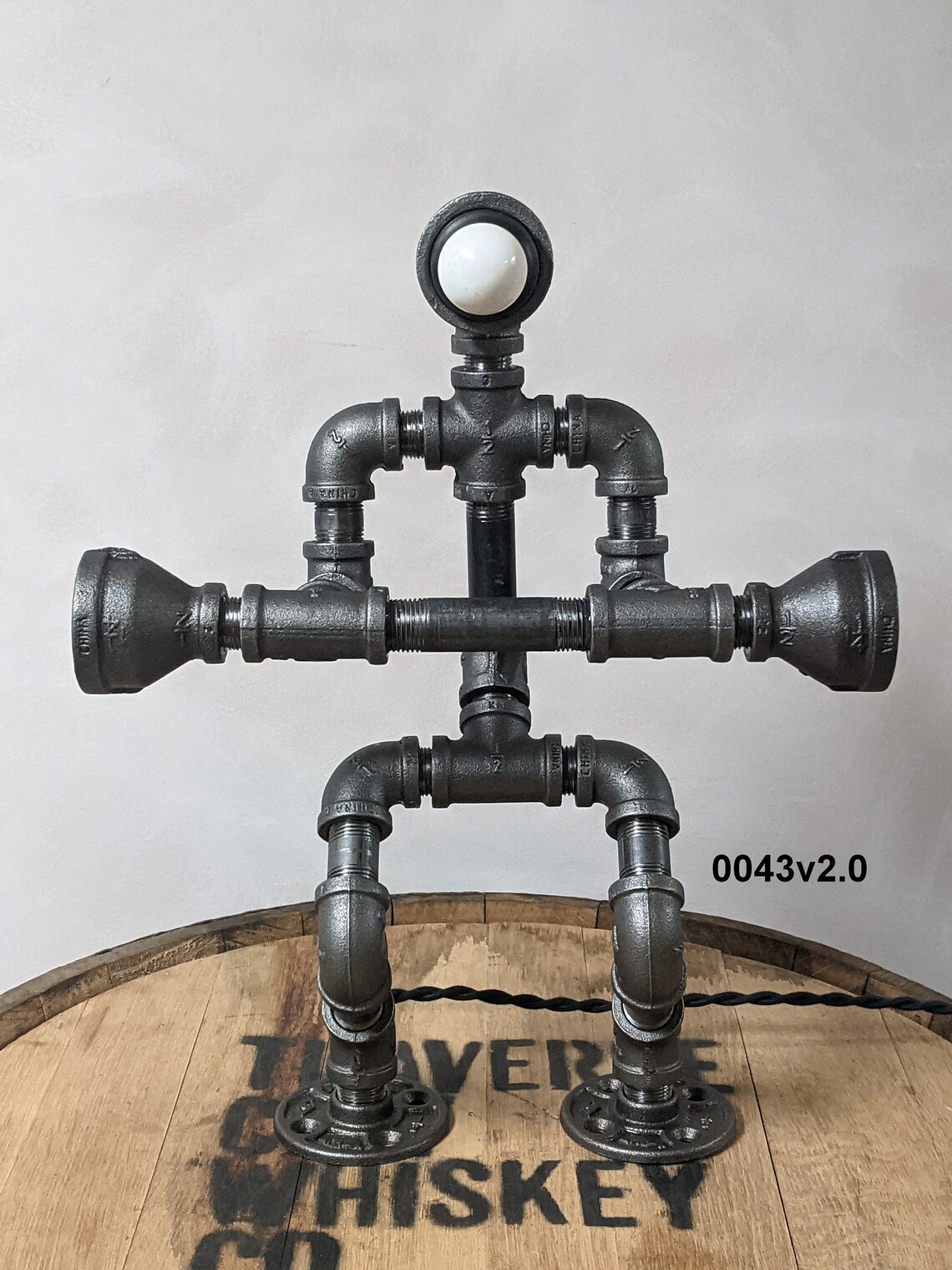 Industrial Pipe Lamp; Pipe Lamp; Pipeman; Robot Lamp; Desk Lamp; Table ...
