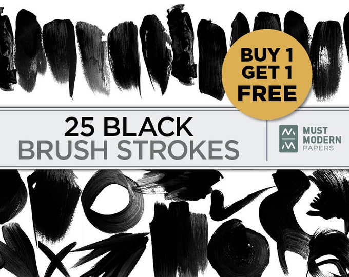 Black Brush Stroke Png, Black Watercolor Clipart, Black Textures ...