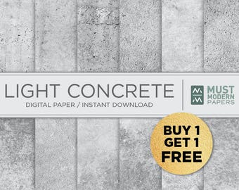 Digital Concrete Paper, Concrete Paper, Concrete Backgrounds, Stone ...