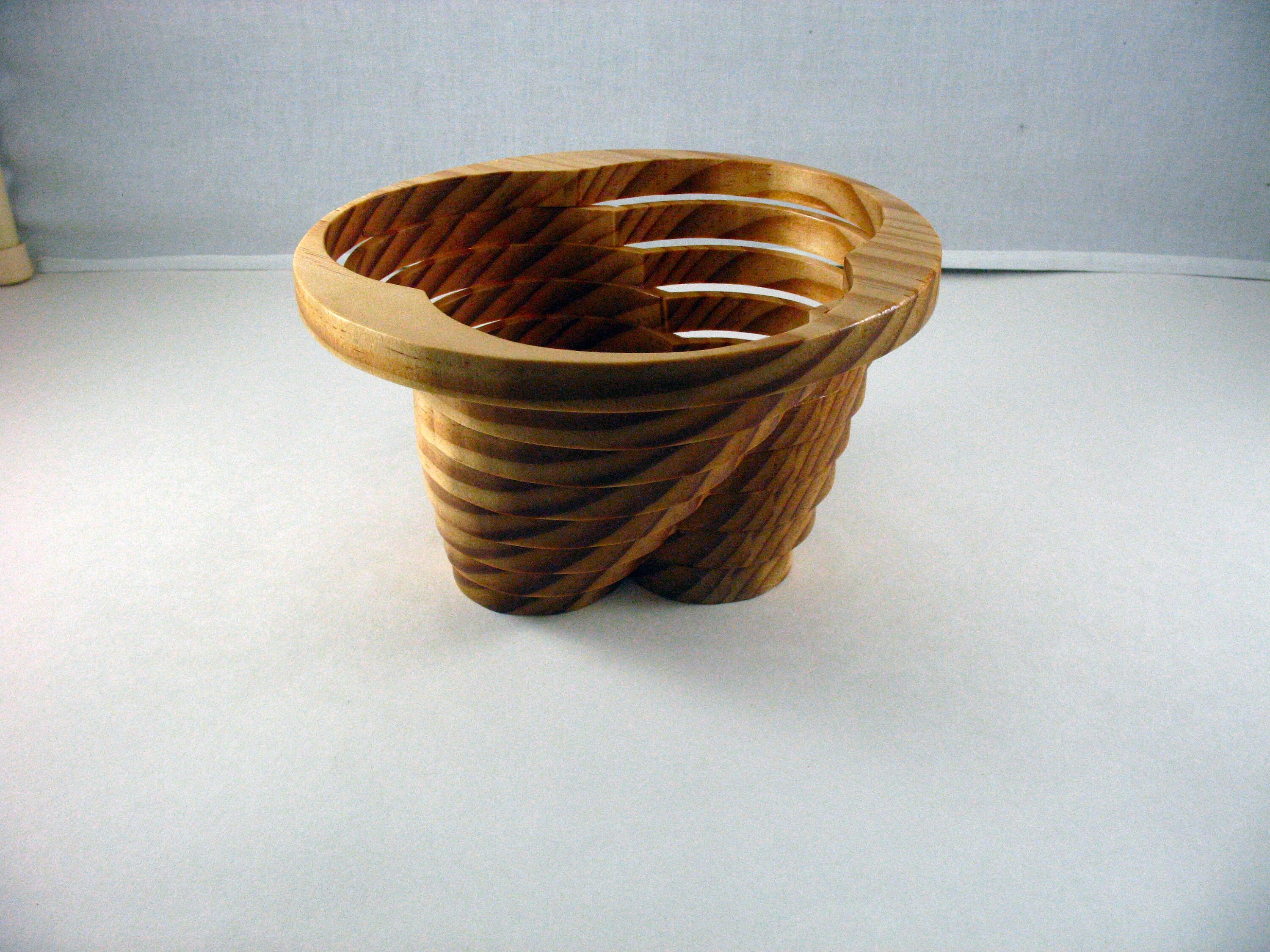 Scroll Saw Bowl Scroll Saw Basket Wooden Bowl Woodem | Etsy