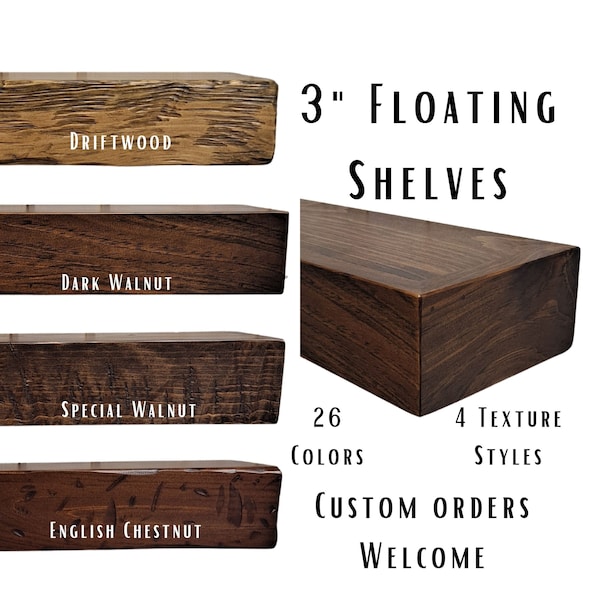 Picture of Modern Floating Shelves - Etsy