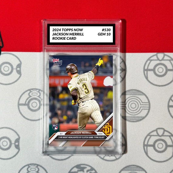 グレード10 ジャクソン・メリル 530 ルーキーRC 2時間 2024 Topps Now 