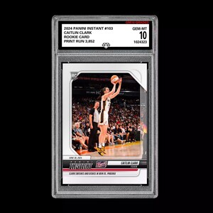Caitlin Clark Graded 10 103 2024 Panini Instant WNBA RC Rookie Indiana Fever