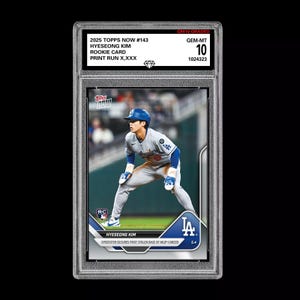 10 Hyeseong Kim 2025 MLB Topps Now-kaart: 143 eerste gestolen honk