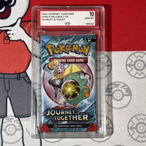 Graded 10 2025 Journey Together Sealed Booster Pack Iono’s Bellibolt Ex