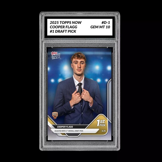 グレード10 クーパー・フラッグ 2024-25 Topps Now カード D-1 Rc 1 