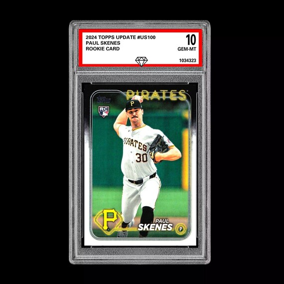 paul skenes graded rookie card 2024 Bowman Paper Prospects PSA 9 MINT #BP125 : Collectibles & Fine Art proof acrylic case for preservation Paul Skenes rookie card sells
