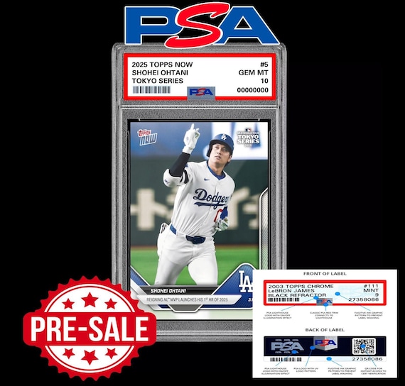 PSA10 鑑定済 Topps now MLB 大谷翔平 カード 233 PSA 10 大谷翔平 東京シリーズ MLB ジャパン 2025 Topps NOW カード 5