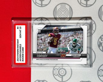 Tarjeta de novato Jayden Daniels 6 RC de grado 10, 2024, Panini Instant Washington