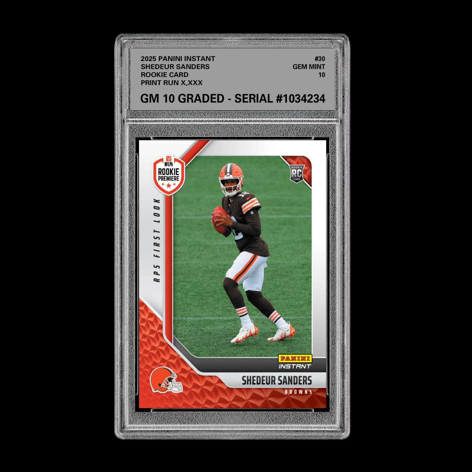 Shedeur Sanders 2025 Score #15 Base Price Guide - Sports Card Investor