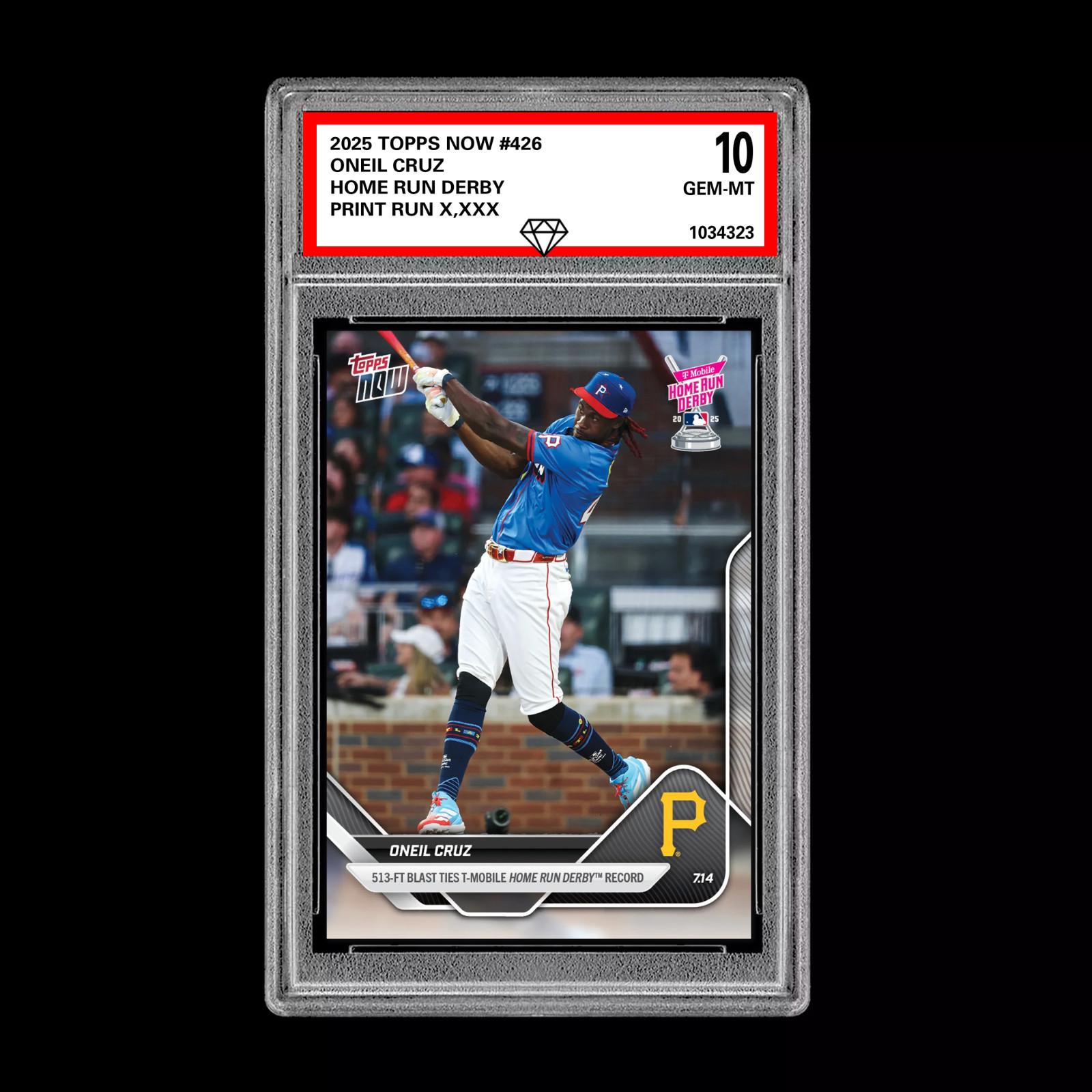 グレード10 オニール・クルーズ - 2025 TOPPS NOW 426 ホームラン 