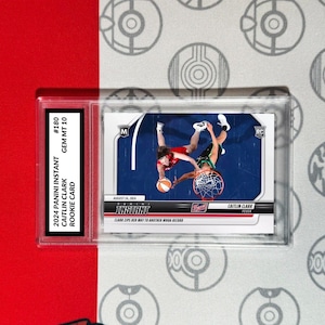 Graded 10 CAITLIN CLARK ROOKIE Card 2024 Panini Instant 180 Fever