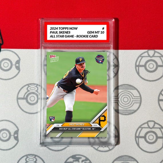 Graded 10 2024 Topps Now Paul Skenes RC All Star RC Rookie Card Pirates -  Etsy Israel