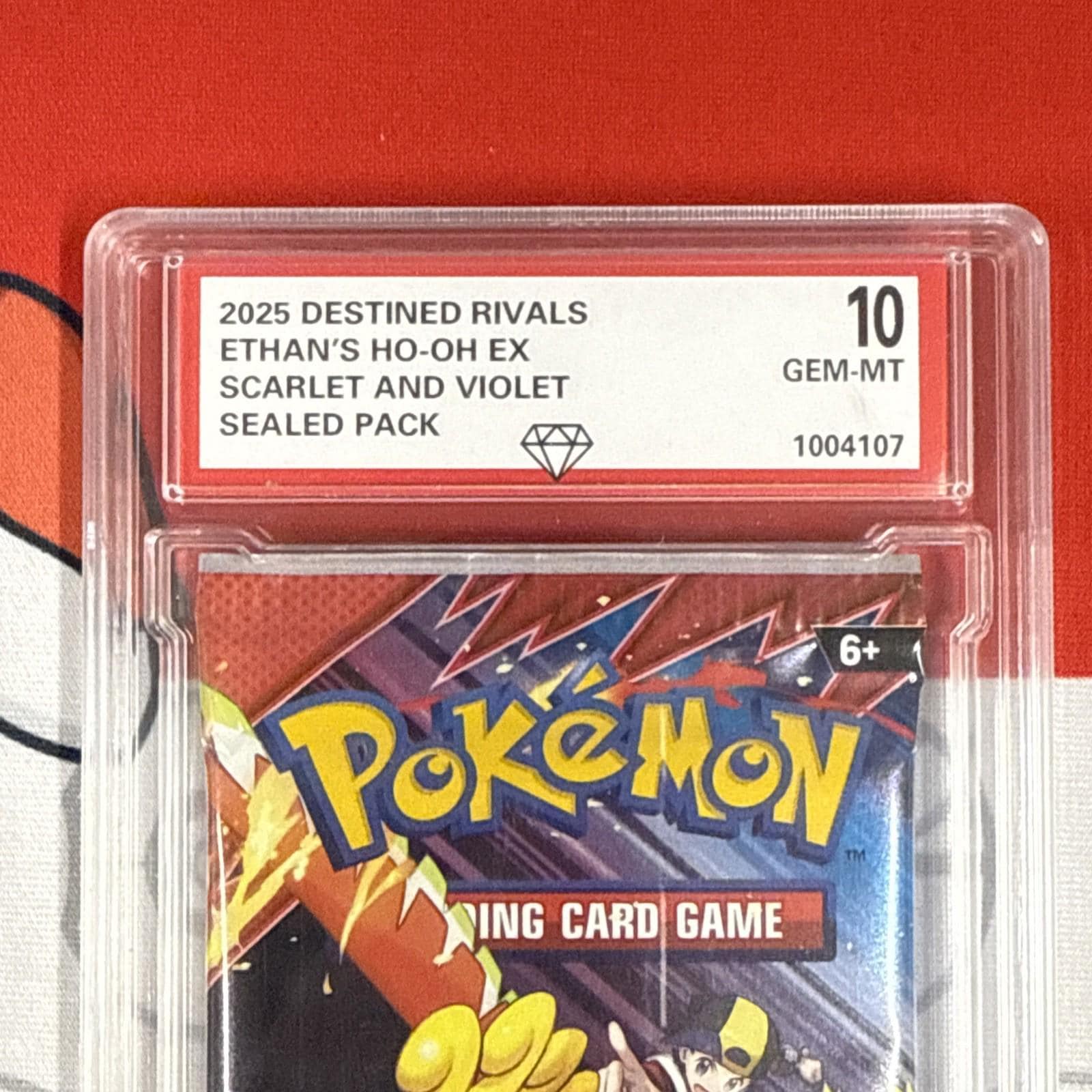 Pokemon SV10 Destined Rivals Booster Pack | Ethan & Ho-Oh