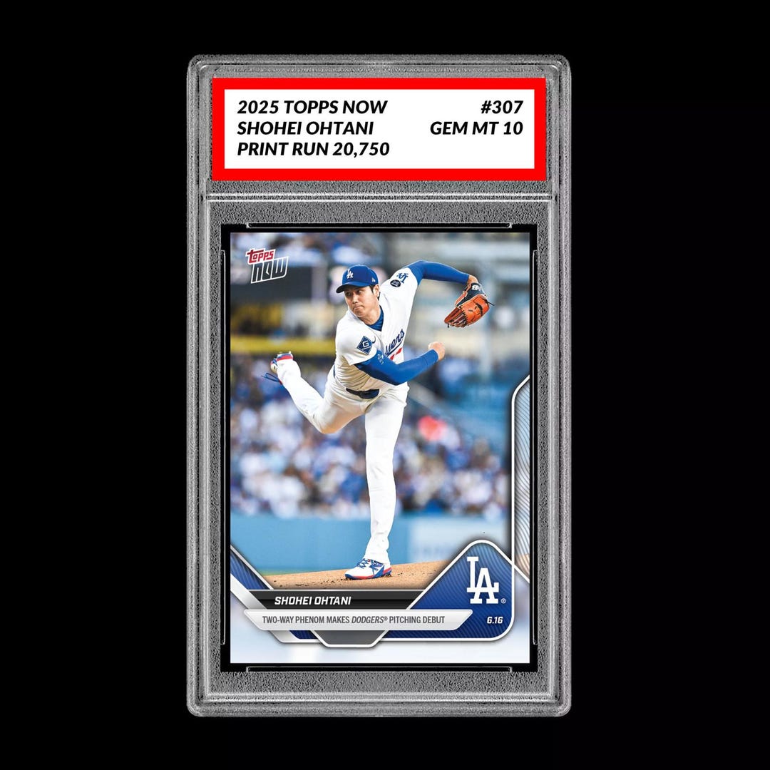 グレード10 大谷翔平 投手デビュー LAドジャース 2025 Topps NOW 307 