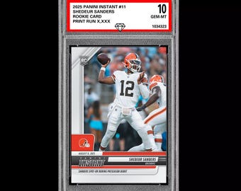 Shedeur Sanders, clasificado 10 - Panini Instant 2025 11 RC Rookie Browns