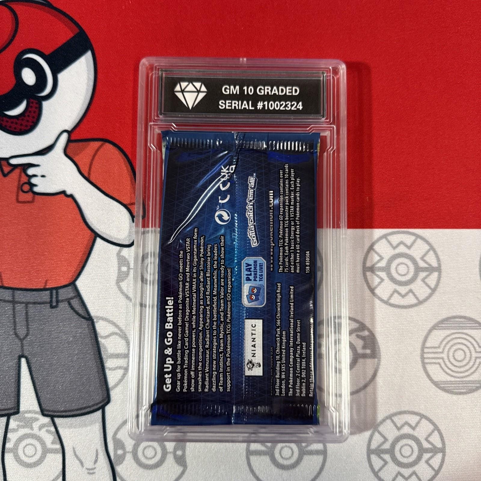 Graded 10 2922 Pokemon GO Sealed Booster Pack Mewtwo Pikachu Blissey  Gyardos - Etsy