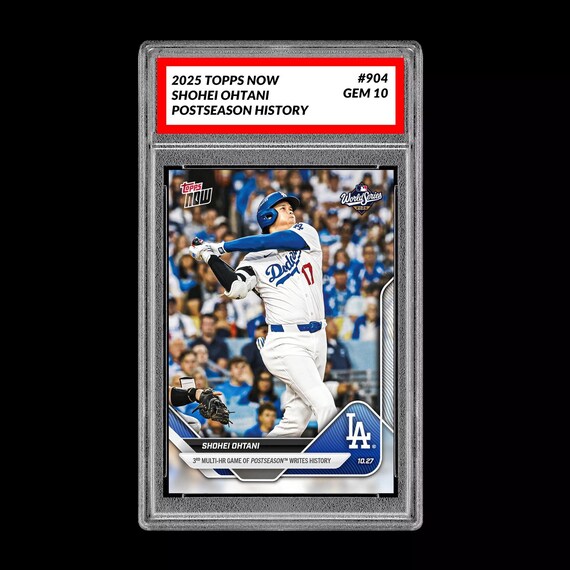 グレード10 大谷翔平 903 マルチアワーヒストリー 2025 Topps Now MLB