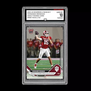 Karta debiutanta Fernando Mendozy RC z oceną 10 2025-26 Bowman U Topps teraz 17 zdjęcie 1