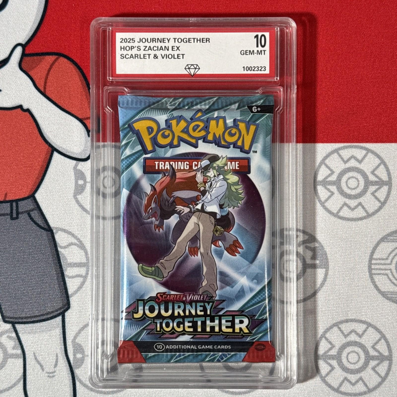 Graded 10 2025 Journey Together Sealed Booster Pack Hop's Zacian Ex - Etsy