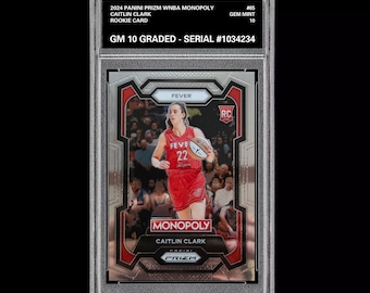 Clasificado 10 2024 Panini WNBA Monopoly Prizm RC Caitlin Clark Rookie Insert 65 WNBA