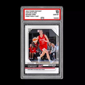 Graded 10 Caitlin Clark 191 Rc Rookie Card 2024 Panini Instant Indiana Fever