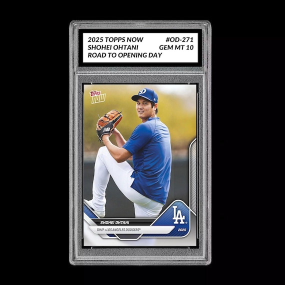 Graded 10 Shohei Ohtani 2025 Topps Now Road to Opening Day OD-271