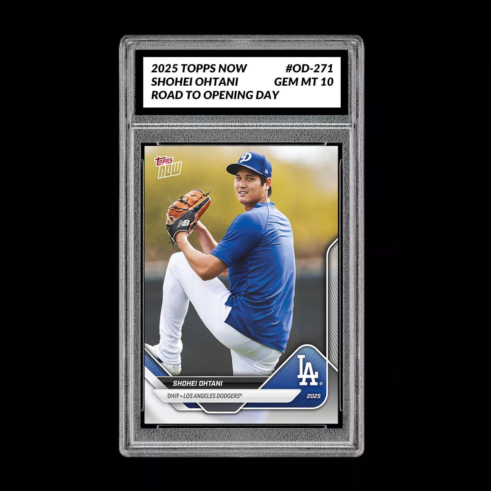 グレード10 大谷翔平 2025 Topps Now Road to Opening Day OD-271