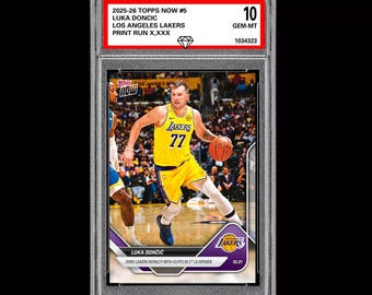 10 Luka Doncic 5 2025-26 Topps nu Basketball Lakers