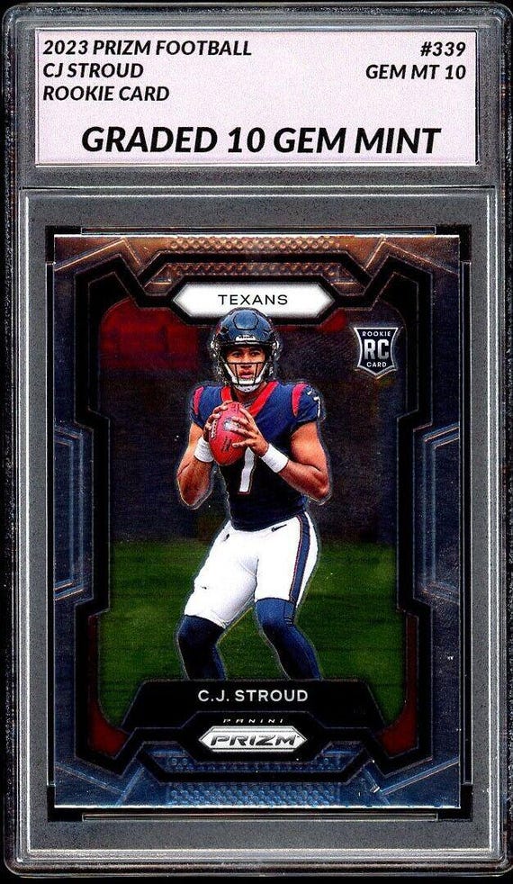 cj stroud graded card Amazon.com: Graded 2023 Panini Select CJ Stroud #41 Rookie RC Football Card  PSA 10 Gem Mint : Collectibles & Fine Art main image 1