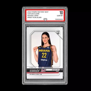 Graded 10 Caitlin Clark All Rookie Team 2024 Panini Instant 247 Wnba Rc Card