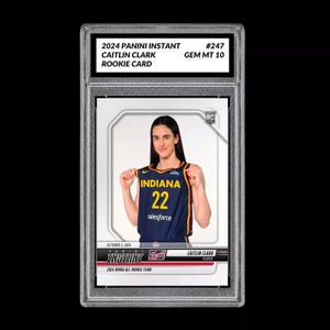 Graded 10 Caitlin Clark All Rookie Team 2024 Panini Instant 247 Wnba Rc Card