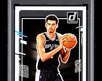OCENIONY NA 10 GEM MT Victor Wembanyama 2023-24 Donruss 220 Oceniony debiutant - Spurs