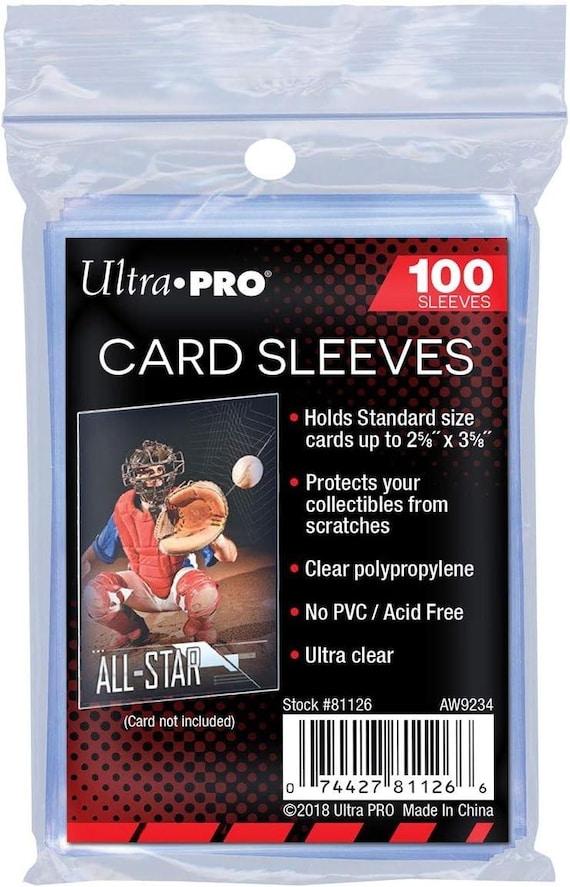 Ultra Pro Soft Penny Card Sleeves 3x4 100, 200, 300, 400, 500, 1000, Cases  - Etsy Israel