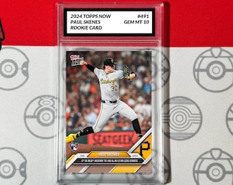 10 Paul Skenes Rookie Card 491 Pirates RC 2024 Topps NU