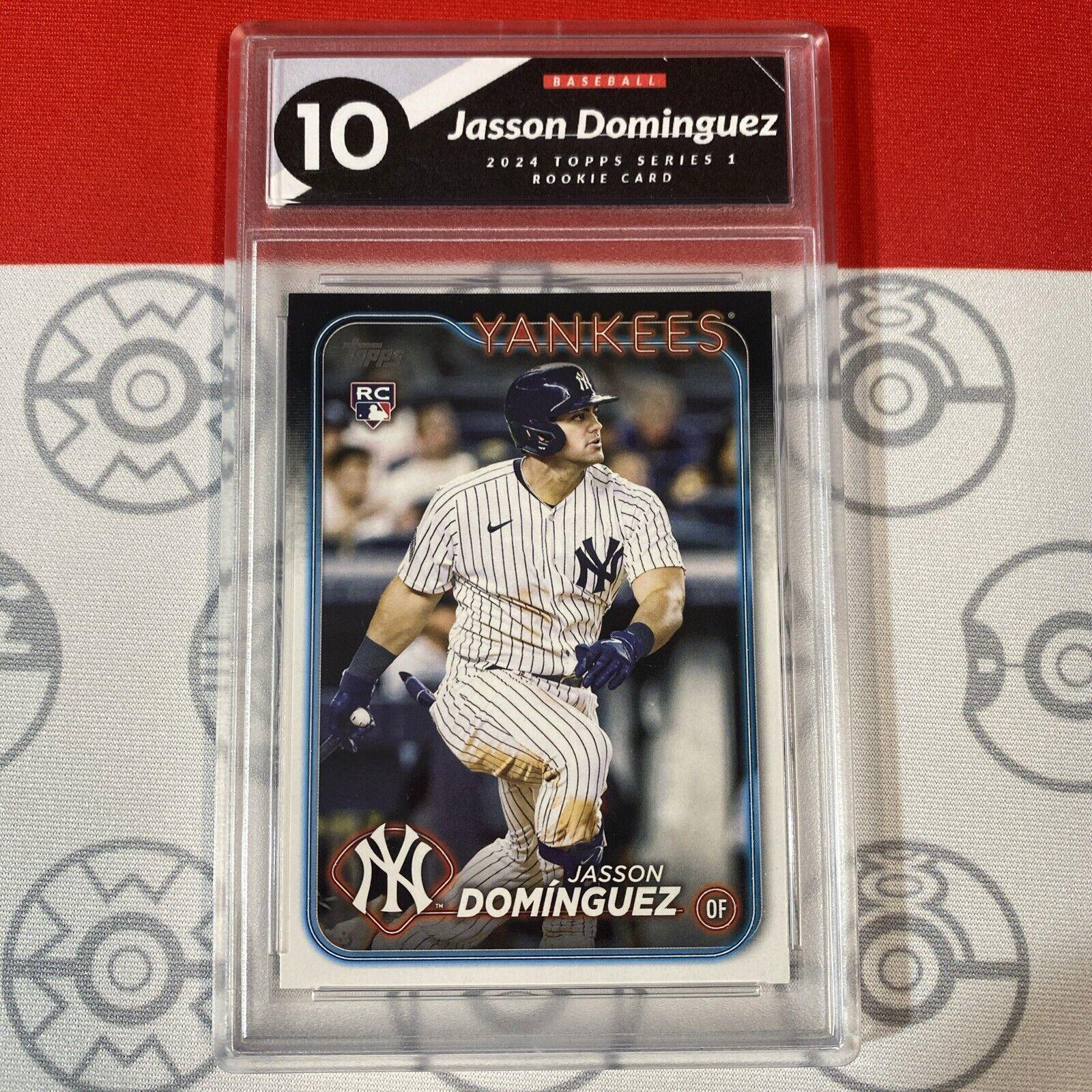 グレード10 2024 Topps Jasson Dominguez ルーキーカード 10 Gem Mint 