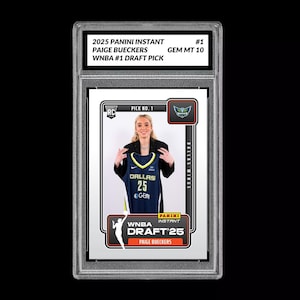 Classificato 10 Paige Bueckers Draft 1a RC Rookie Card 2025 Panini Instant Chicago Sky