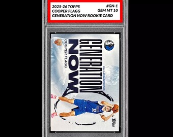 Graded 10 Cooper Flagg Gn-1 Rookie Rc 2025-26 Topps Basketball -
