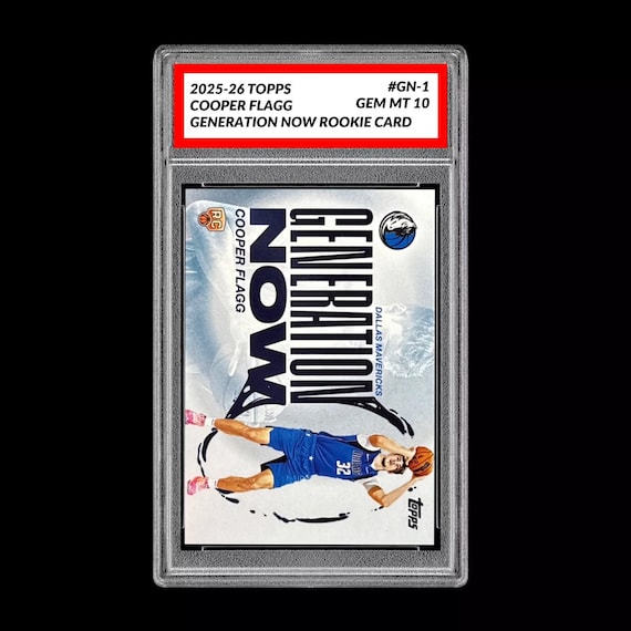 Graded 10 Cooper Flagg Gn-1 Rookie Rc 2025-26 Topps Basketball