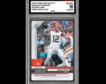 Shedeur Sanders, clasificado 10 - Panini Instant 2025 11 RC Rookie Browns