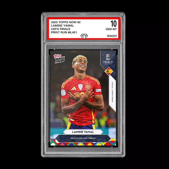 グレード10 ラミン ヤマル EUFA ネーションズリーグ サッカーカード